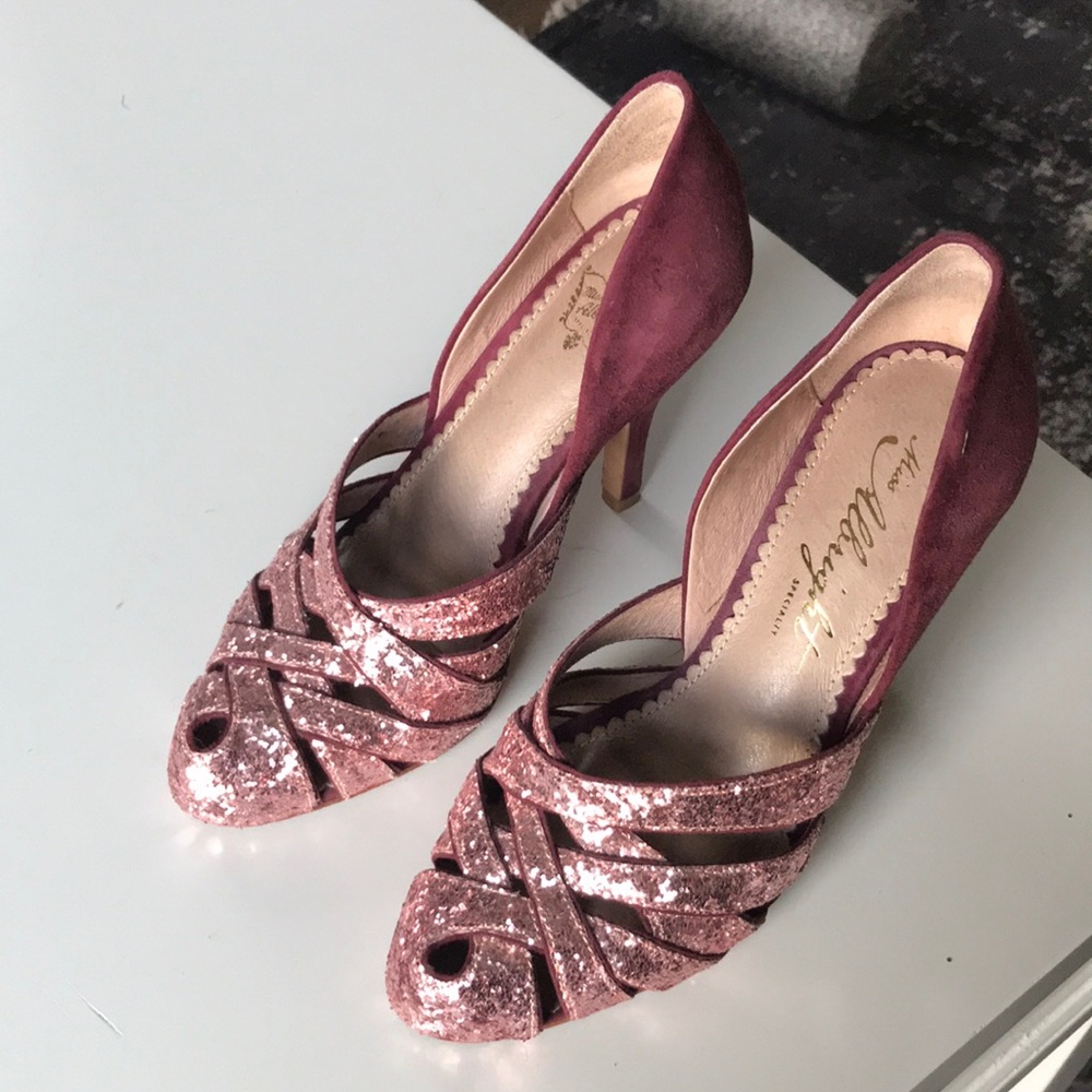 Sparkly Rose Heels by Miss Albright Specialty